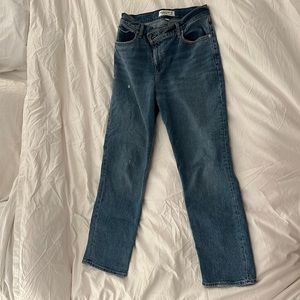 A&F - never worn - 90s Straight Ultra High Rise Curve Love